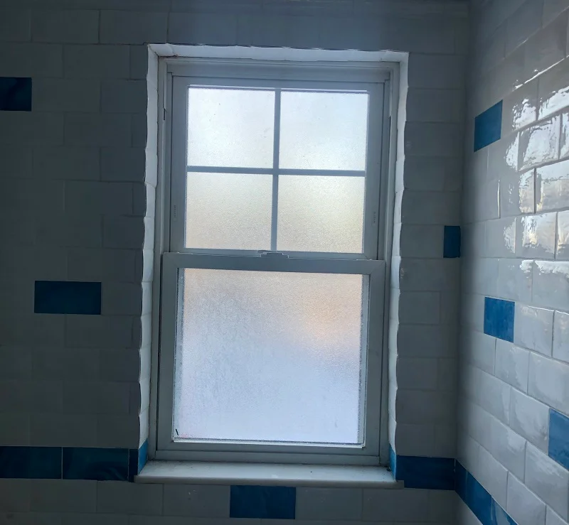 Bathroom double hung to be replaced